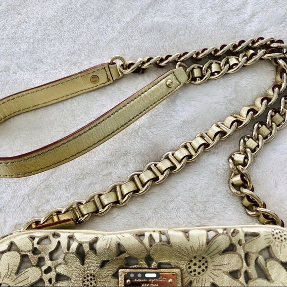 Kate Spade Gold Small Shoulder Bag (LIMITED EDITION) - Perfect Condition! - Picture 4 of 6
